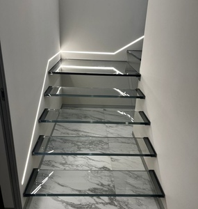 Лестница стеклянная ls-4