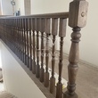 Прямая деревянная лестница