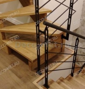 Ограждения для лестниц в стиле Лофт