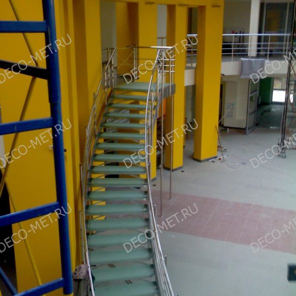Стеклянная лестница ls-15