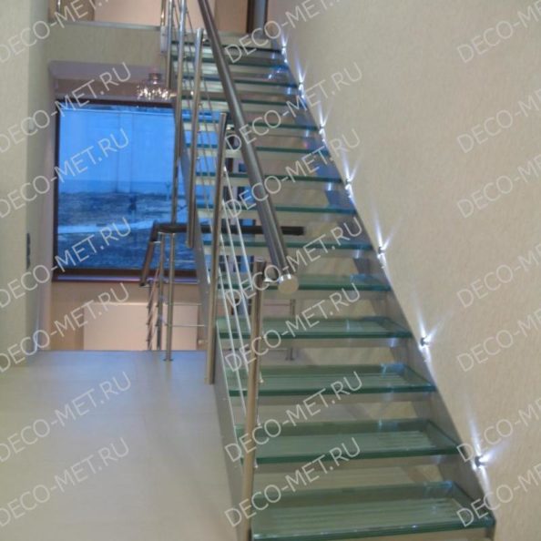 Стеклянная лестница ls-13