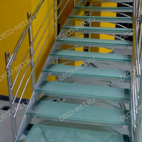 Стеклянная лестница ls-15