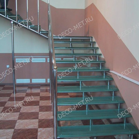 Стеклянная лестница ls-16