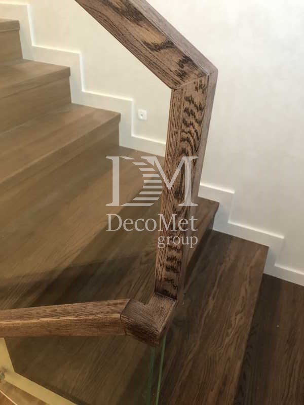 Маршевая деревянная лестница ld-37-1