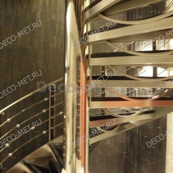 Лестница из нержавеющей стали lnj-12